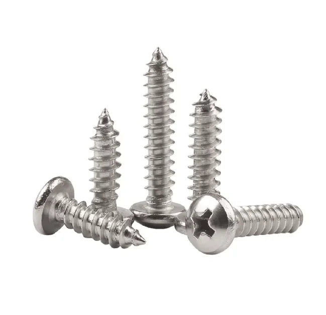 Customized DIN Stainless Steel Self Tapping Screw with Oval Head Metric Measurement System Grade 8.8 Zinc Plated