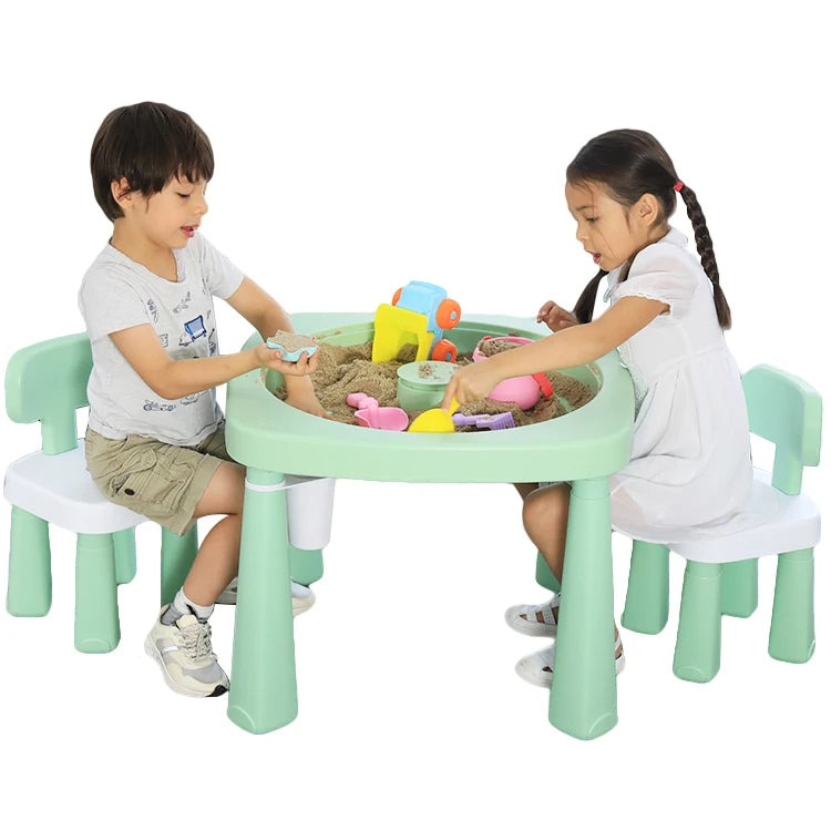 Children's New Funny Educational Plastic Play Table-Modern Design for School & Home Office Use