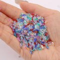 Lan Guang High Quality Nail Art 3D Irregular Shape Resin Rhinestone Wholesale Bulk Glitters Stone Jewelry Nail Art Decoration