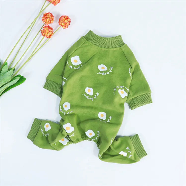 Hot Sale Casual Four-legged Pet Dog Pajamas Winter Dog Jumpsuit Clothes