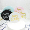 Cake Decoration Birthday Cake Happy Birthday Acrylic Cake Topper