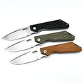 Hot Sell in E-commerce D2steel Folding Knife G10handle Popular Outdoor Camping Portable Self-defense Tactical EDC Pocket Knife