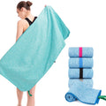 Silver ION Microfiber Towel Quick Dry Super Absorbent Suede Printed Sport Workout Fitness Cationic Sports Gym Towel