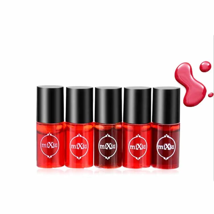 Mixiu Makeup Lip Gloss Waterproof Lipstick Red Liquid Blusher Long Lasting Make up Cosmetics Liquid Blush