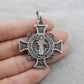 Christian Stainless Steel Saint Michael Archangel Pendant Necklace with Link Chain for Wedding & Party