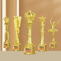 Gold Resin Crown Wing Star Trophy and Award MH-NJ0627