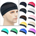 SongMay New Arrive Men Women Silk Satin Wave Cap Silky Durag Bandana for Female Male Headwear Durags Muslim Hats Dome Wave Cap
