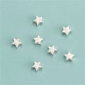Wholesale 925 Sterling Silver Mini 4.3mm Star Spacer Beads Star Loose Beads for Bracelet Jewelry Making Supplies