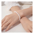 Bracelet Fresh Water Pearl Bracelet  925 Clasp Jewelry Pearl White Bracelet Small Bead for Women Gifts