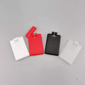 Ready Stock 20 ml Flat square Shape Perfume Bottle White Transparent Black Cheap 20ml Plastic Credit Card Spray Bottle