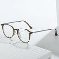 Wholesale Anti Blue Light Ins Style Glasses Classic Oval Colour Changing PC Frame