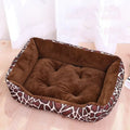 Washable Corduroy Dog & Cat Bed Sofa Cushion Waterproof Bottom Soft Warm Pet Bed