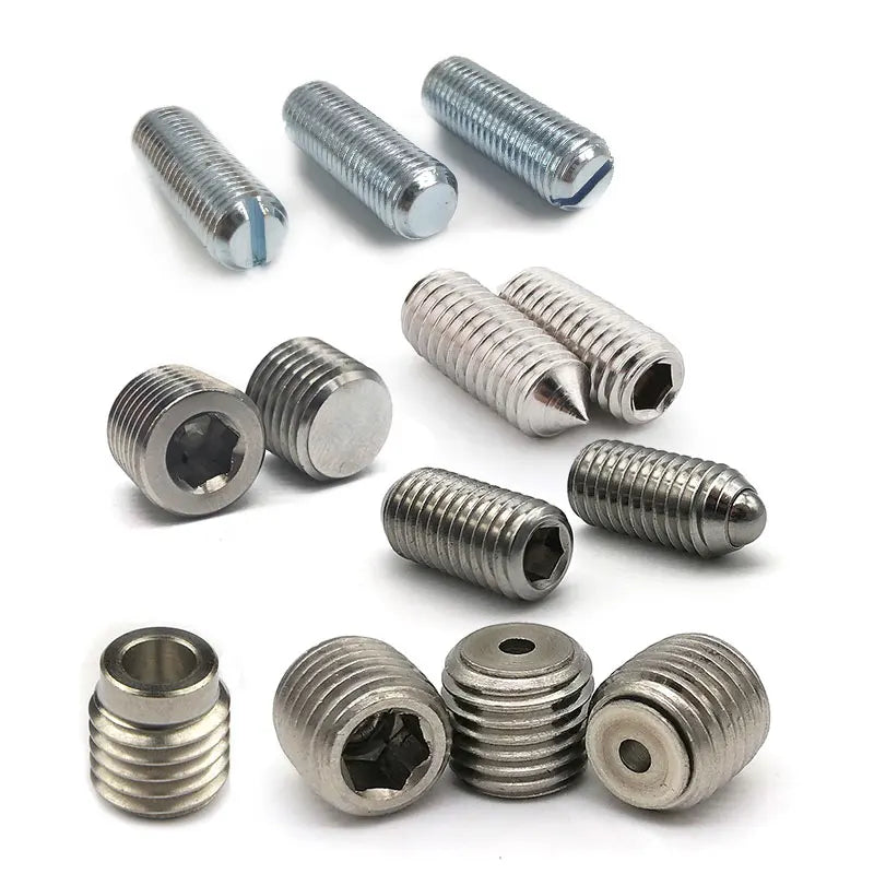 Stainless Steel Titanium Screw M2 M4 M6 M14 1/4-20 3/8-16 1/4-20 Unc Socket Hex Grub Set Screws M3 Gurb Screw Manufactur