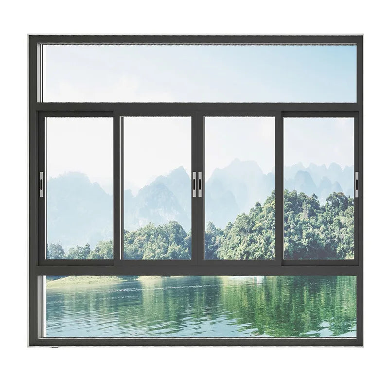 Thermal Break CE Certificated Aluminum Alloy Windows and Doors Double Glazing Casement Windows