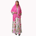 Wholesale  Print Hot Diamond Dress  New Muslim Dress Kimono Summer Chiffon Raffle Muslim Girls Abaya