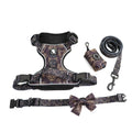 Factory Direct Sales Custom Luxury Popular Tactical Pet Dog Harness Set for Dog Walk