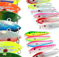 Selco Casting Painting Different Colors Sea Boat Fishing Tackle Replaceable Hook Metal Fishing Spoon