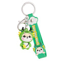Creative Cartoon Silica Gel Dinosaur Keychain for Bag Cute Silicone Dragon Key Chain Women Accessory