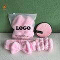 OEM Microfiber Makeup Remover Wipes for Skin Care Reusable Makeup Wipes or Face Towels Travel Essentials With Headband & Wrist