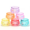 3g 5g Luxurious Diamond Empty Plastic PS Colorful Color Face Skin Care Cream Jar Cosmetic Packaging