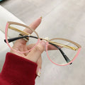 Newest Women Metal Blue Light Glasses Frames Blocking Photochromic Cheap Glass Blue Light Blocking Photocromic Glasses Sunglass