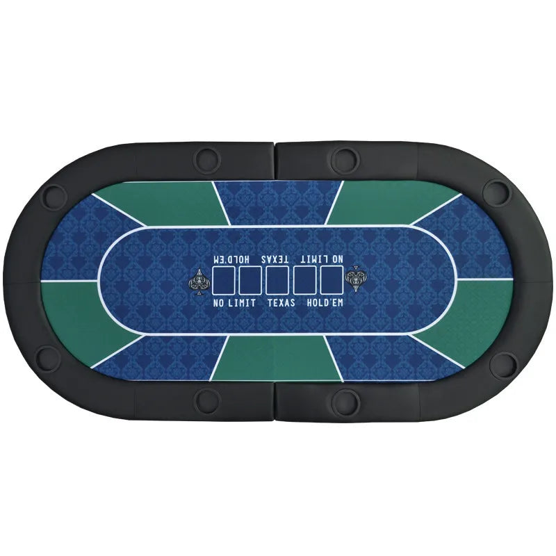 72inch Mini Foldable Texas Poker Table JIAYI Brand Model JY-T01 20KG Green/Red/Blue Hot Selling OEM/ODM Supplier