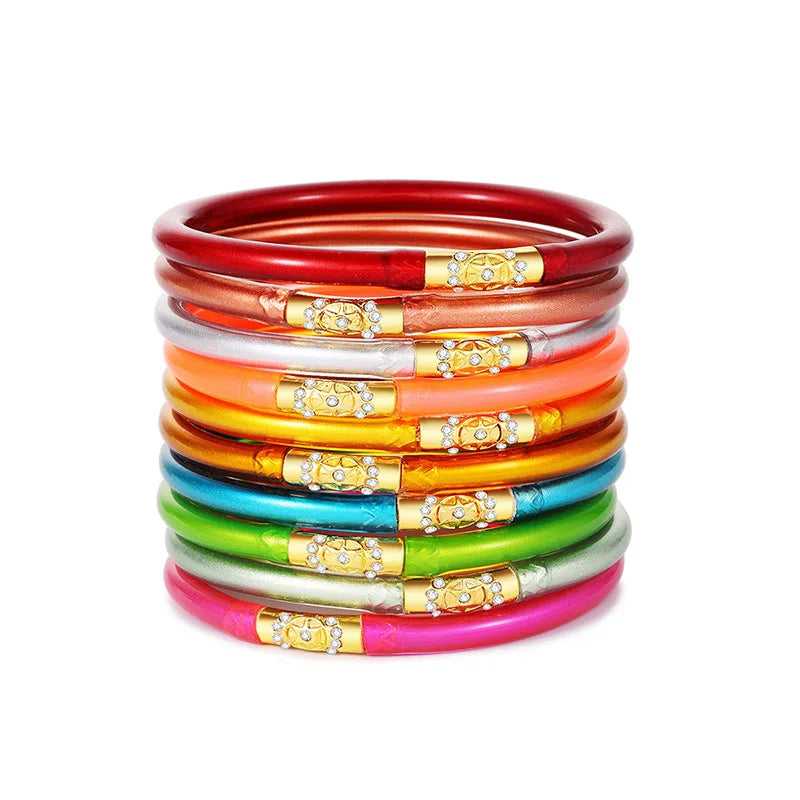 New Trend Colorful Jelly Silicone Bracelet Glow in the Dark Rubber Wristband for Sports Eco-friendly Promotion Gift Jewelry