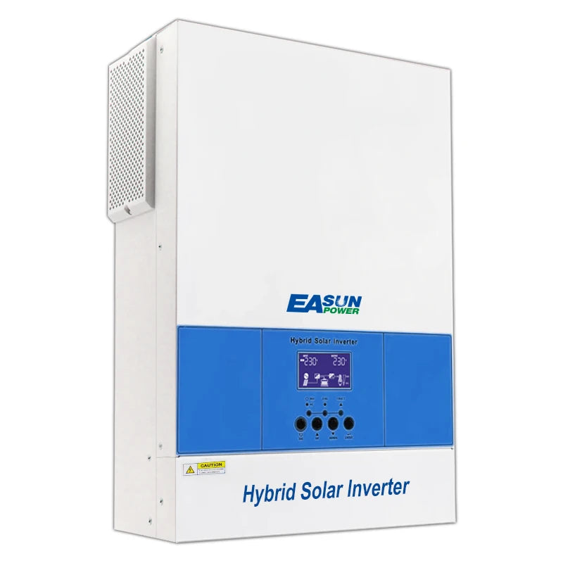 Easun 6200W 48V 220V MPPT 500V 6500W High PV 120A Charger 50/60Hz WIFI BMS Hybrid Solar Dual Inverter 1 Year Warranty