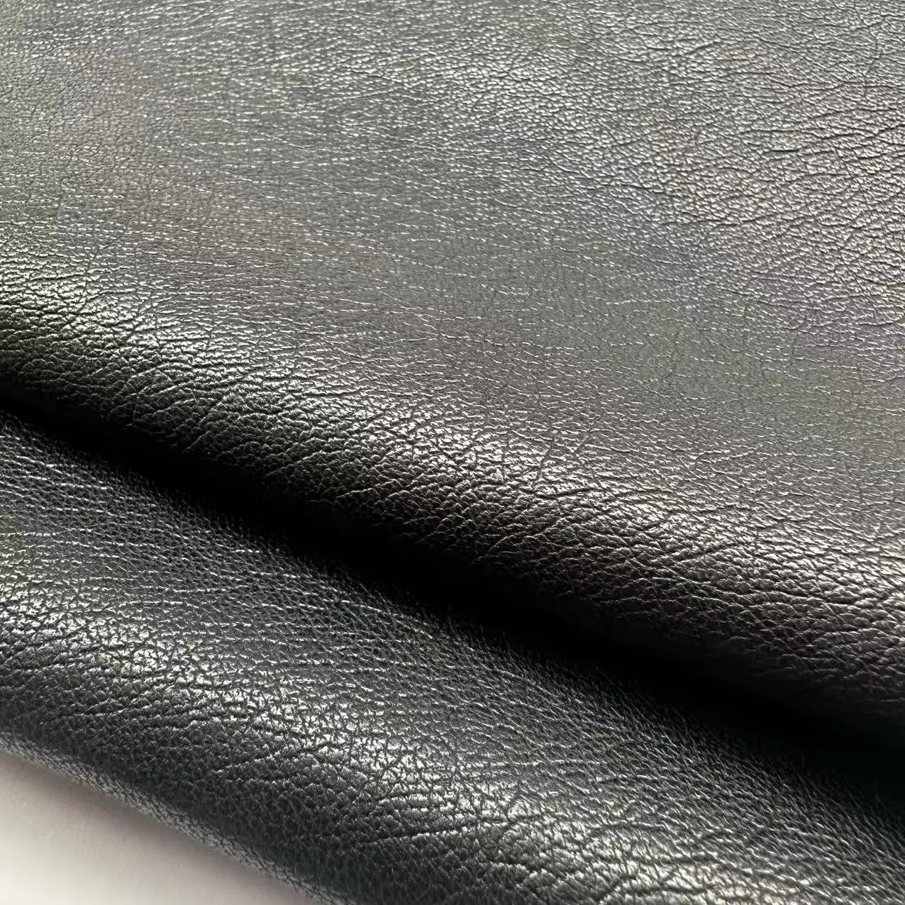 PFAS FREE Skin-Friendly Faux PU Leather Fabric Synthetic Leather for Garments Dresses Costumes Skirts Accessories Finished