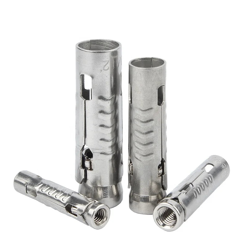 M6 M8 M12 M16 Easy Fix Stainless Steel 304 4PCS Expansion Heavy Duty Expansion Shield Anchor