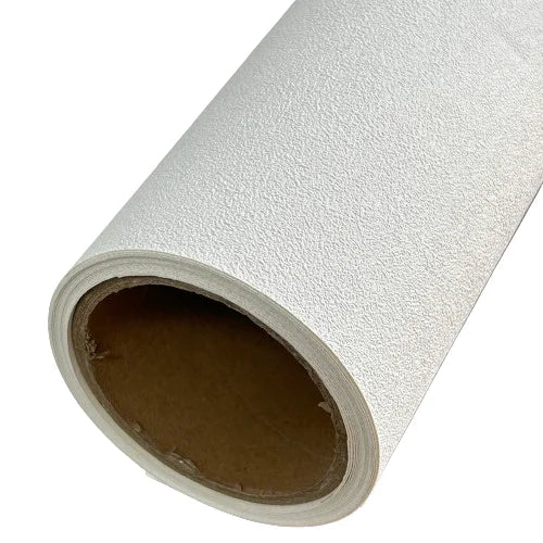 Modern Pattern Vinyl Wallpaper Rolls Inkjet Printable Blank White Wallpaper Coarse Sand Texture Wallpaper Hotel Hospital