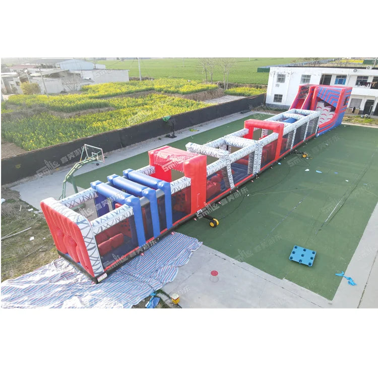 Ultimate Obstacle Course Inflatable Ninjas Warrior Obstacle Course for Adults