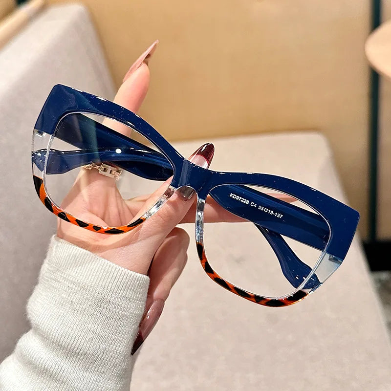 2026 New Arrival cat Eye Blue Light protection Reading Glasses Fashion Custom Multicolor Collision Eyeglass Frames Made in China