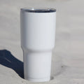 Sample Top Pop Coca Shell Casing Silver Slim Tapered Sublimation Tumblers With Straw