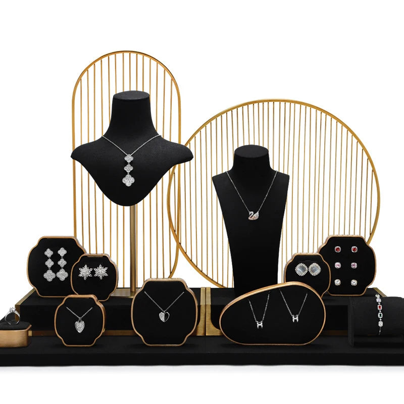 Creative Necklace Pendant Earring Jewelry Rack Ring Bracelet Watch Display Stand Jewelry Counter Display Holder