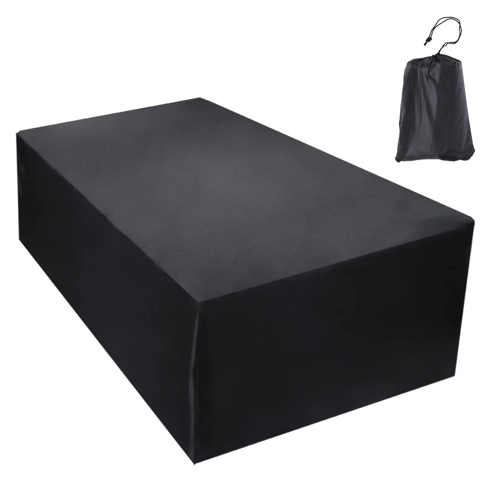 Factory Price 366cm 280cm 180cm Furniture Cover 100cm 45cm 210D Waterproof Oxford Sofa Chair Table BBQ Dustproof Cover