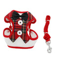 2020 Factory Wholesales Multi-colors Bow Tie Spring Dog Dress Pet Cat Dog Harness Leash Set