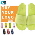 Greatslides Custom Sandals With LogoWomen'S Casual SlippersSlides for Ladies Summer 2024 Flip Flop Rubber Slippers