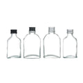High Quality Transparent Milk Juice Wine Bottle 100ml 250ml 350ml 500ml 1000ml Food Grade Brandy Whisky Glass Screen Printing