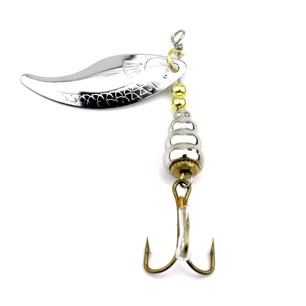 Metal Spoon Fishing Lure 6.8CM 7G Metal Spinner Bait Trolling Spoon Spinner Fishing Lure