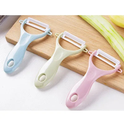 Ceramic Eco-Friendly LFGB Certified Multi-Functional Fruit Peeler Melon Planer Household Fruit Scraper Kitchen Gadget