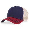Personal Design Plaid Trucker 5 Panel Cap With Mesh Cotton Snapback Cap for Man Custom Baseball Cap