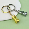 Wholesale Dentist Keychain Dental Molar Tooth KeyRing Simulated 3D Metal Dental Tool Dental Forceps Dentist Dental Gift Keychain