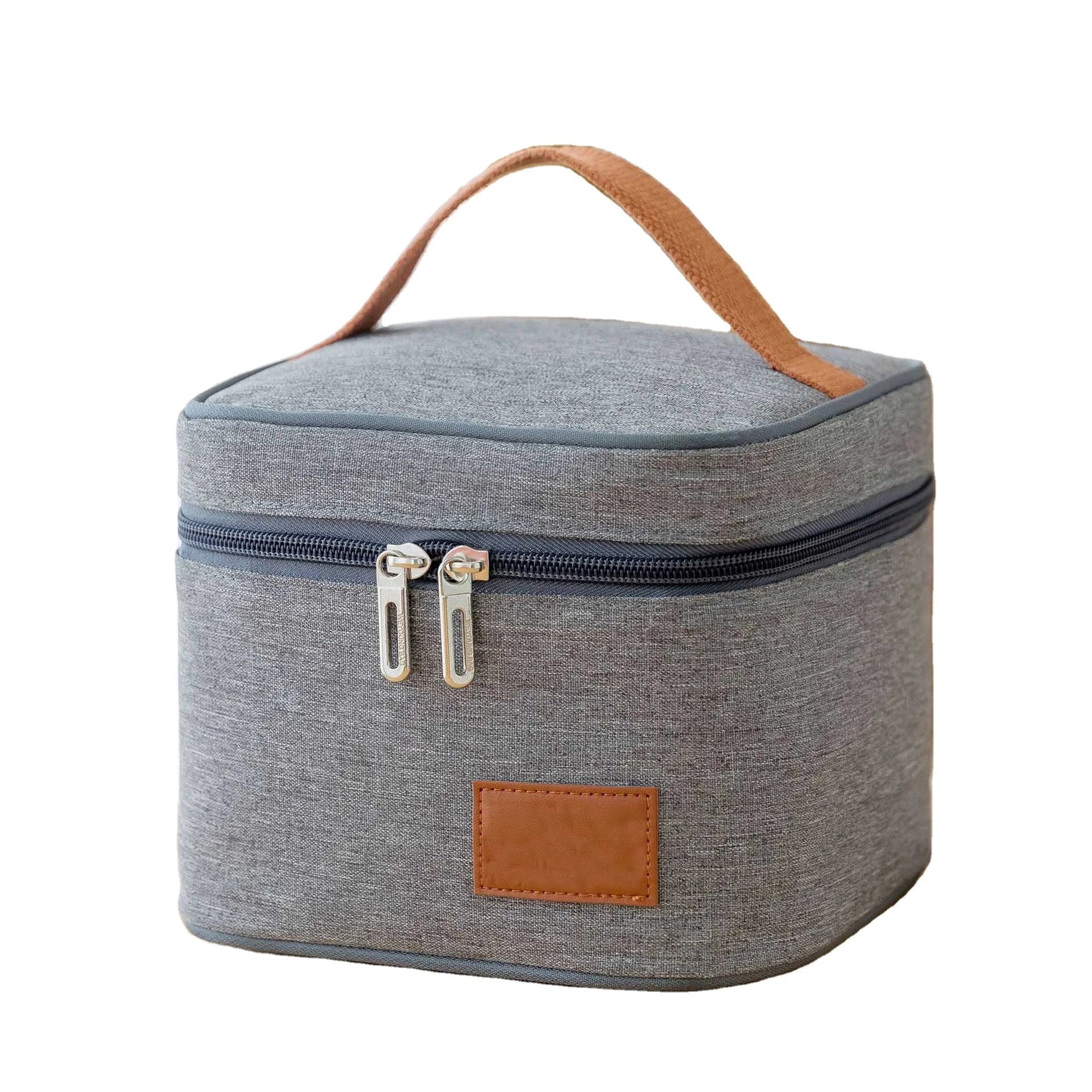 2021 High Demand Products Cooler Insulated Silver Lunch Box Bag for Kids