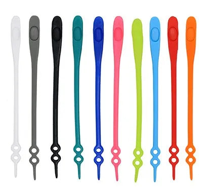 Wholesale Multi-Color Silicone No Tie Shoelaces for Kids Round Style Casual Sport 14cm Maoyuan Brand Includes Free Sample Pair