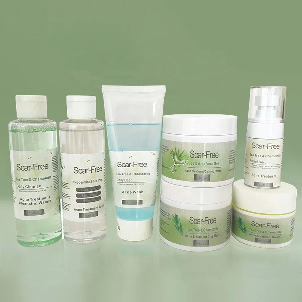 2026 New Acne Treatment Products Private Label Effective Acne Treatment USA Tea Tree Skin Care Set