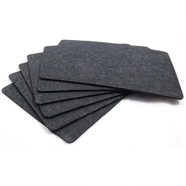 Best Seller Large Felt Dining Table Mat Placemat with Drink Coasters and Silverware Holders Set