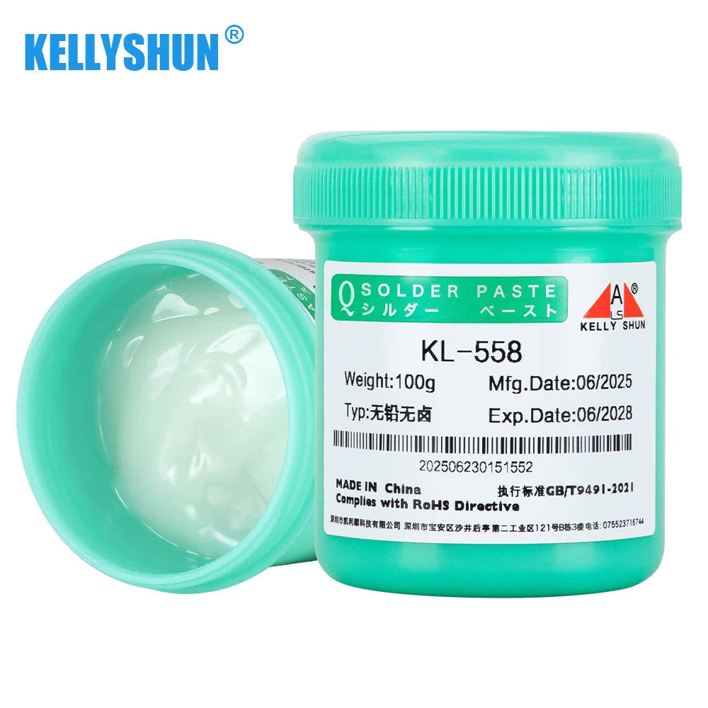 Tin Soldering Flux for Electronic Components and PCB Rosin Welding Paste for Mobile Phone Maintenance Brass Material