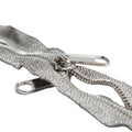 EMF Shielding Silvered Metal Conductive Faradya Zipper for Enclosure Tents