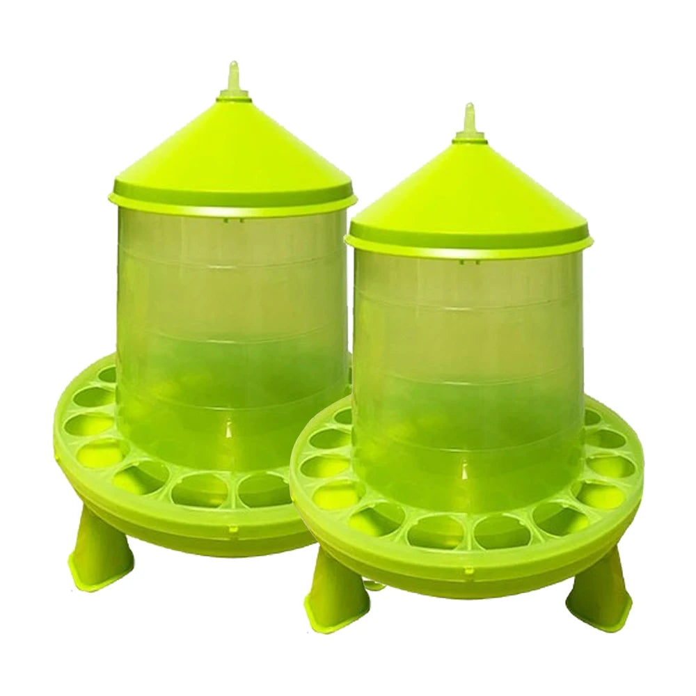 Farm Manual 4KG 8KG Chicken Feeder with Legs Poultry Equipment